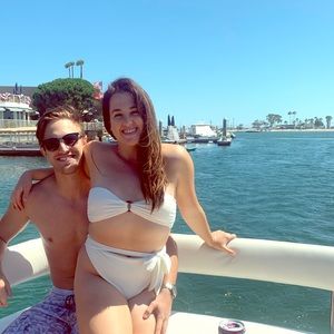 Abercrombie & Fitch white high waist bikini